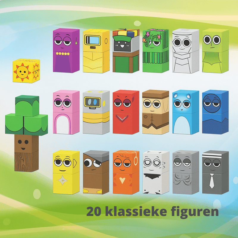 Magneet Helden – Creatieve figuren (20 stuks)