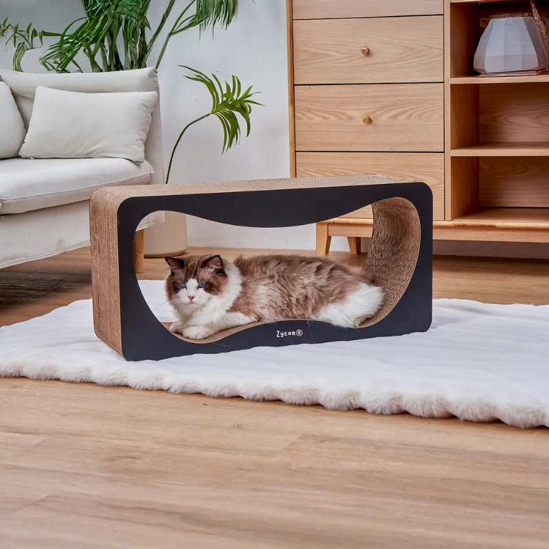 Zycon® | Luxe krabbank Luna XL – Krabkarton en krabmeubels donker