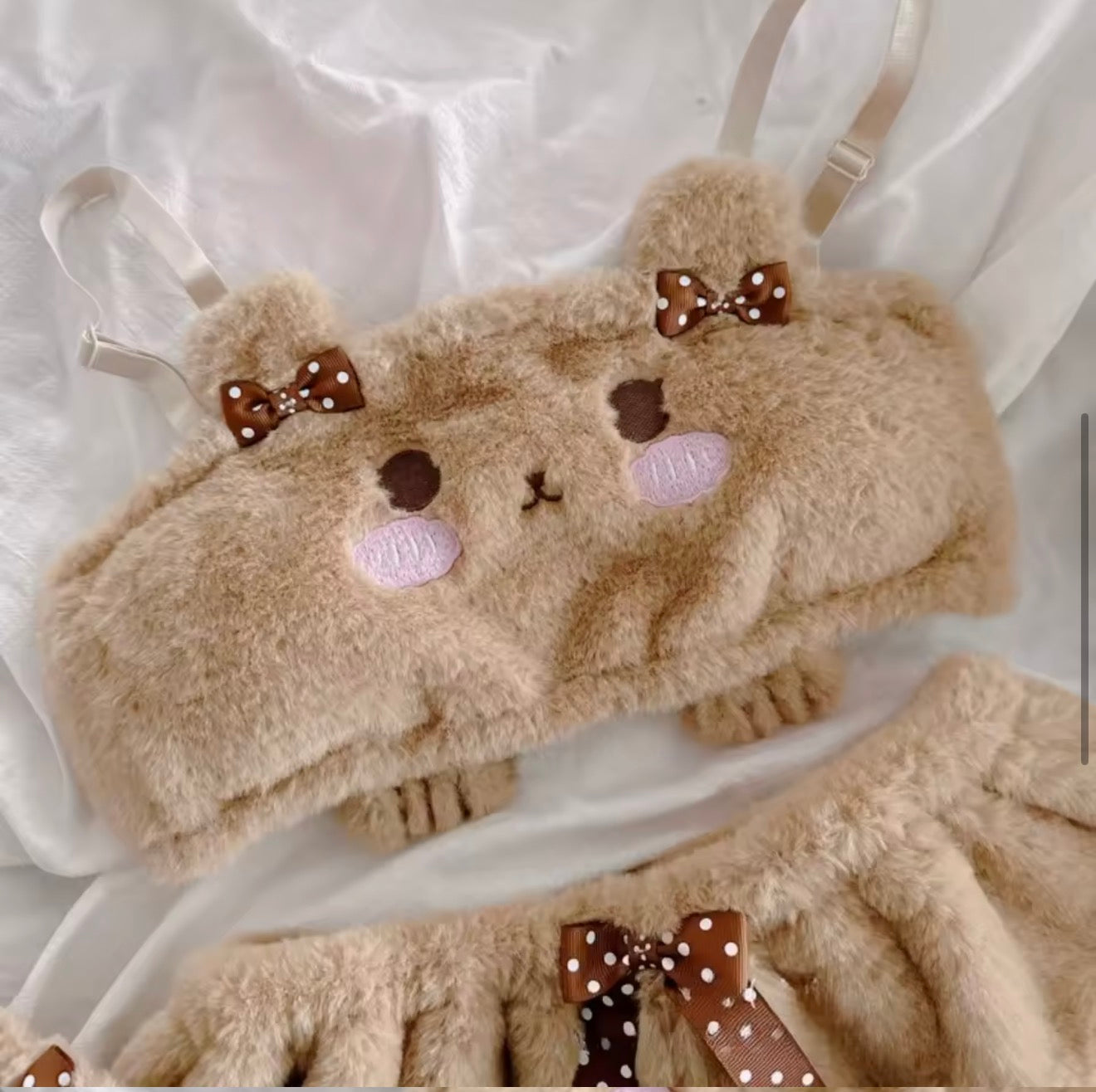 Pluche schattige teddy pyjama🐻