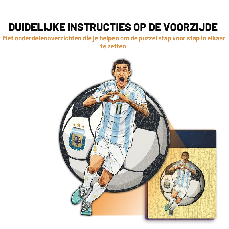 Ángel Di María - Houten puzzel