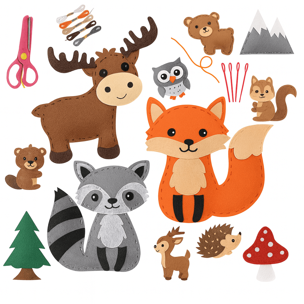 Creatief naaikit voor kinderen