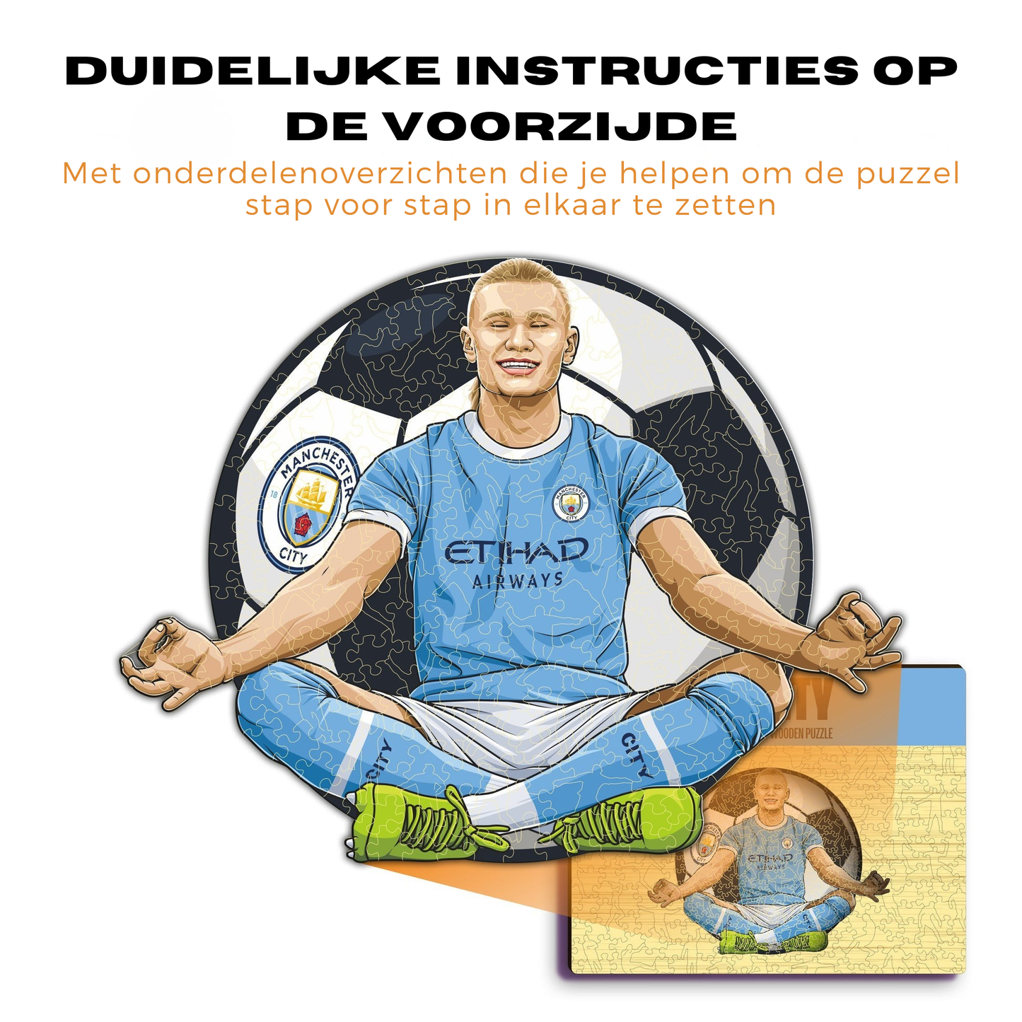 Erling Haaland - Houten puzzel