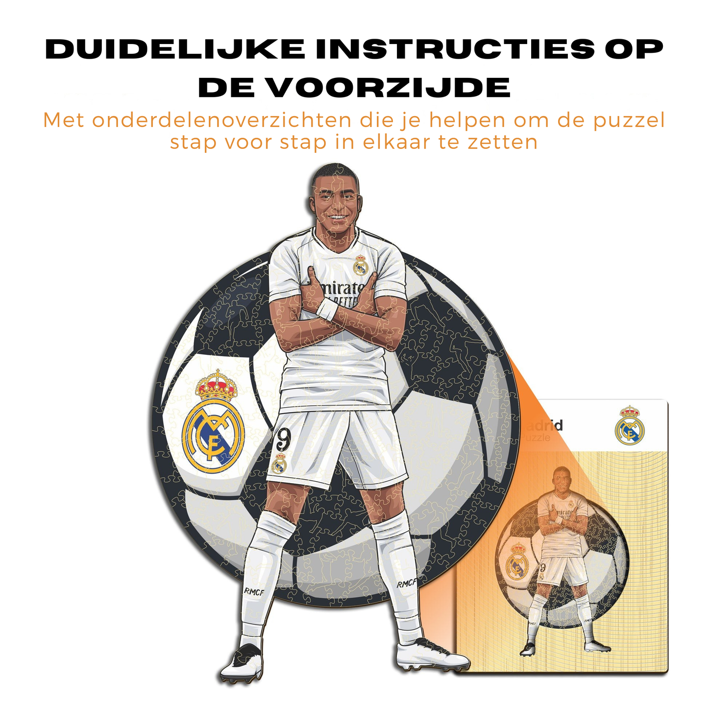 Kylian Mbappé - Houten puzzel