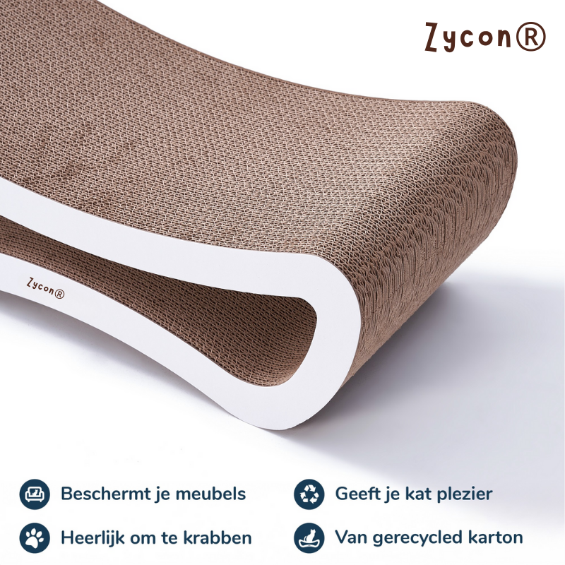 Zycon® | Luxe krabbank Leo Medium – Krabkarton en krabmeubels Light