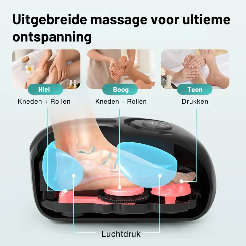 Zycon® Verwarmde voetmassageapparaat