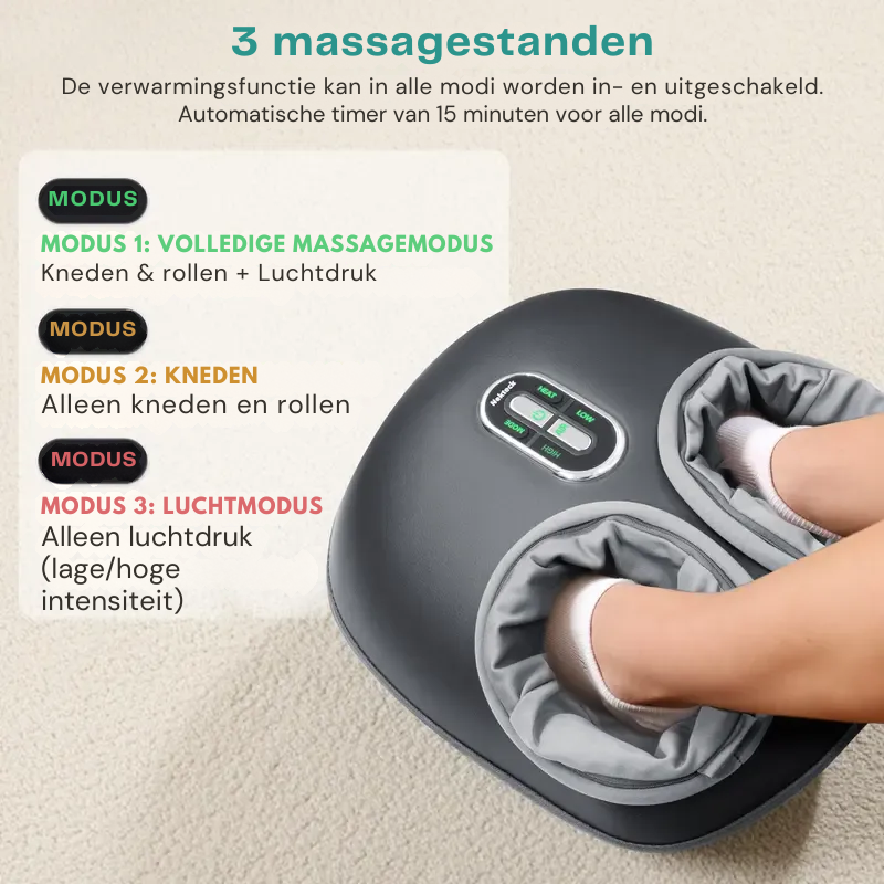 Zycon® Verwarmde voetmassageapparaat
