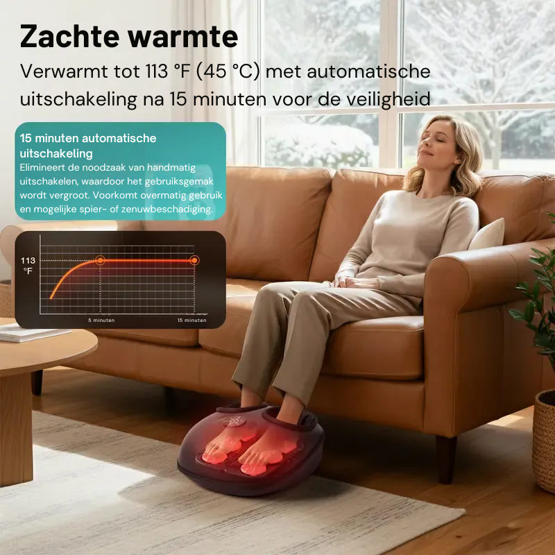 Zycon® Verwarmde voetmassageapparaat