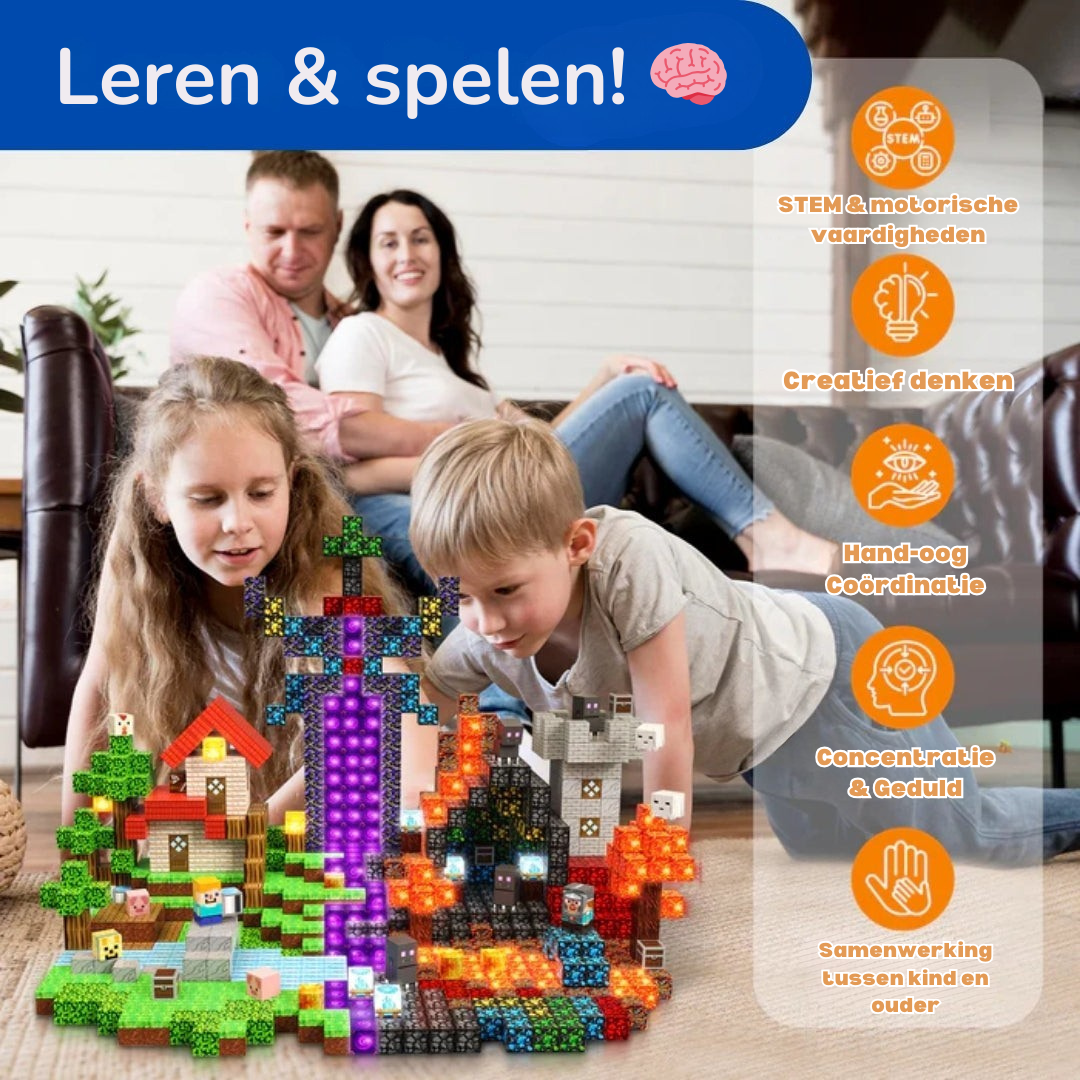 Zycon® STEM-leer magnetische bouwstenen