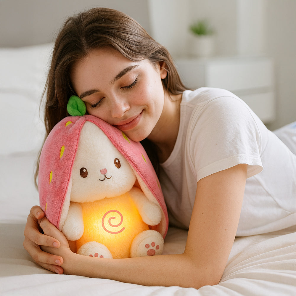 Bunny - Ademende aardbeienbeer