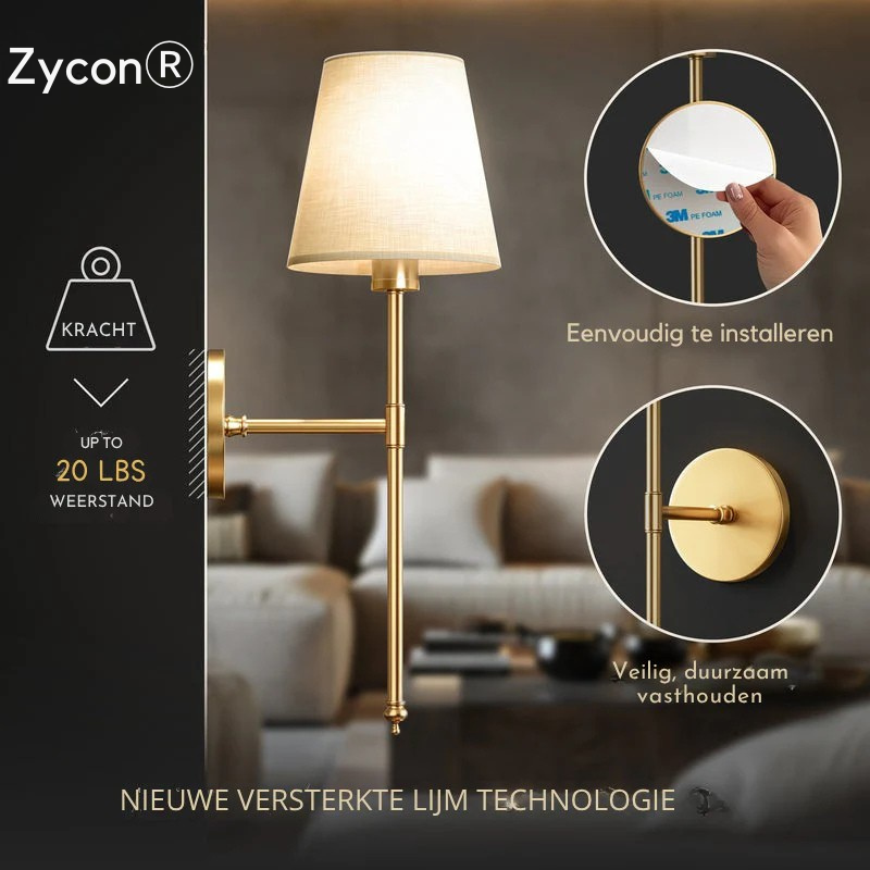 DRAADLOZE WANDLAMPEN (SET VAN 2)