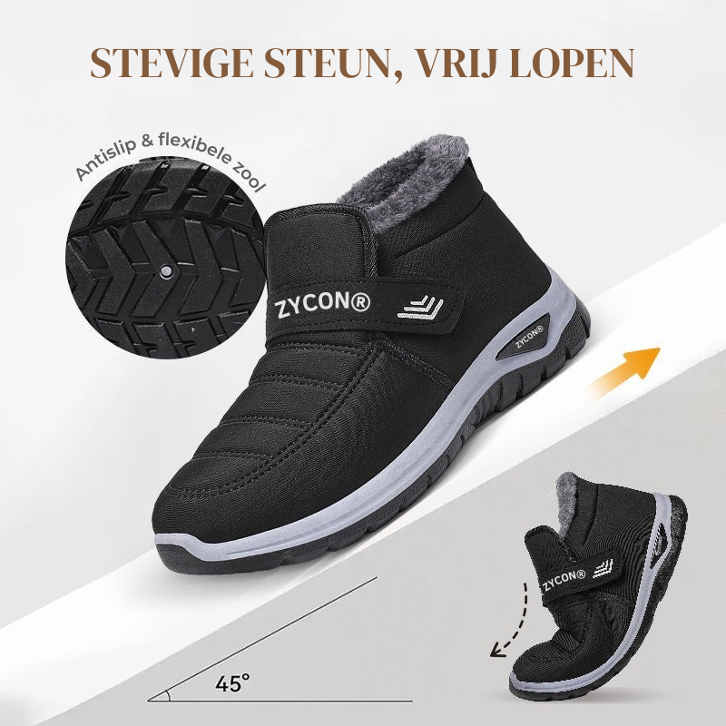 Antislip, warme wintersneakers om in te stappen