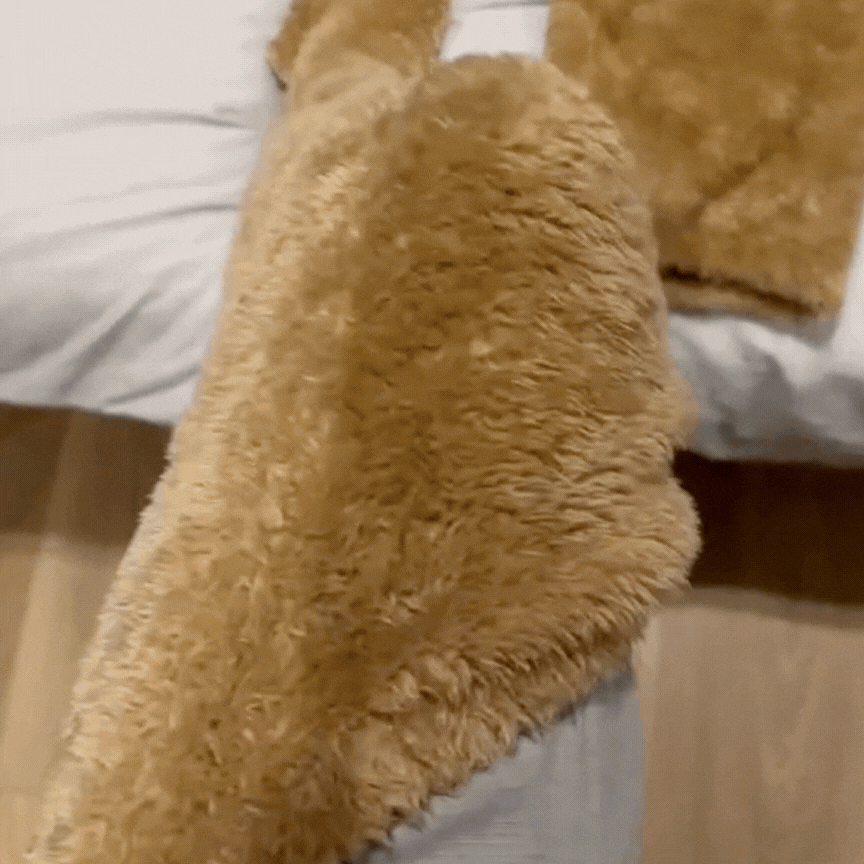 Pluizige pluche sokken🧦