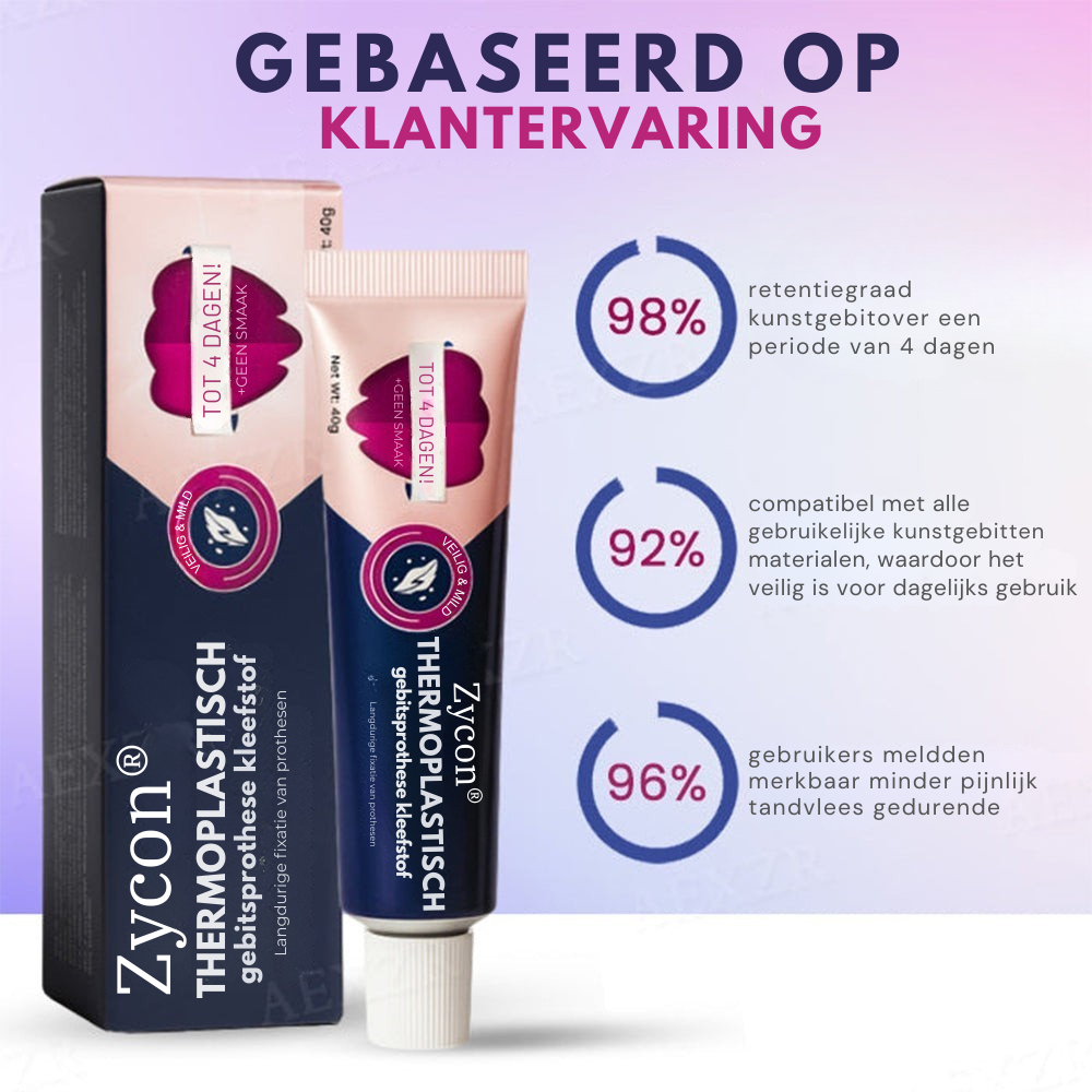 Zycon® Thermoplastische kleefstof voor kunstgebitten