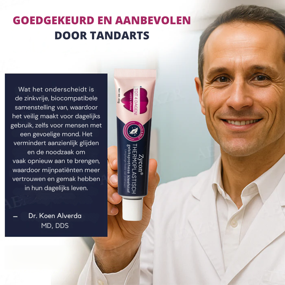 Zycon® Thermoplastische kleefstof voor kunstgebitten