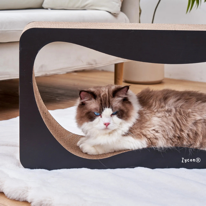 Zycon® | Luxe krabbank Luna XL – Krabkarton en krabmeubels donker