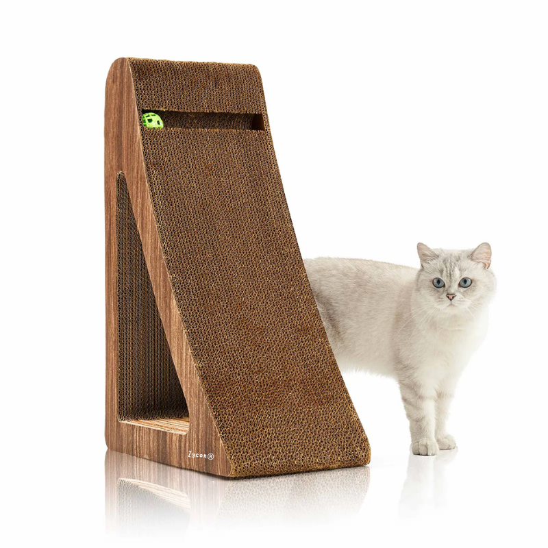 Zycon® | Luxe krasbank Ivy Large – Driehoekig model Kraskarton Donker