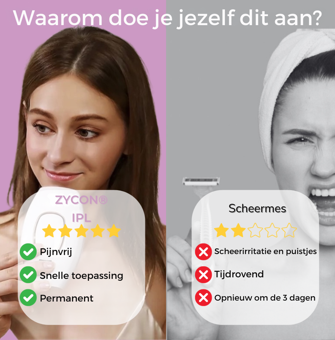 Zycon® IPL-ontharingsapparaat I De toonaangevende laserontharing voor thuis