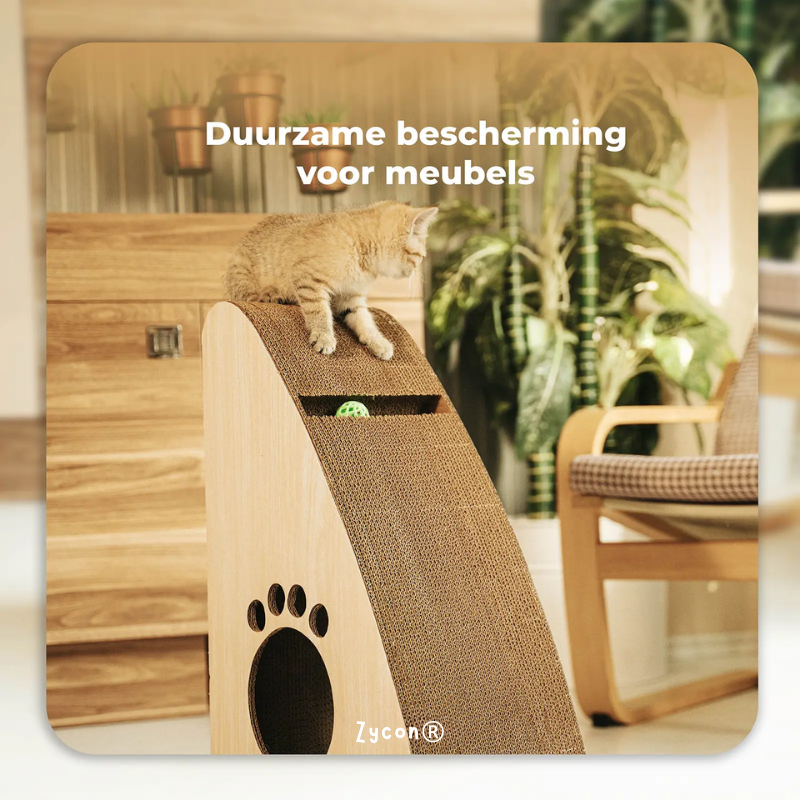 Zycon® | Luxe krabbank Zoey XL – Driehoekig model Krabkarton Licht