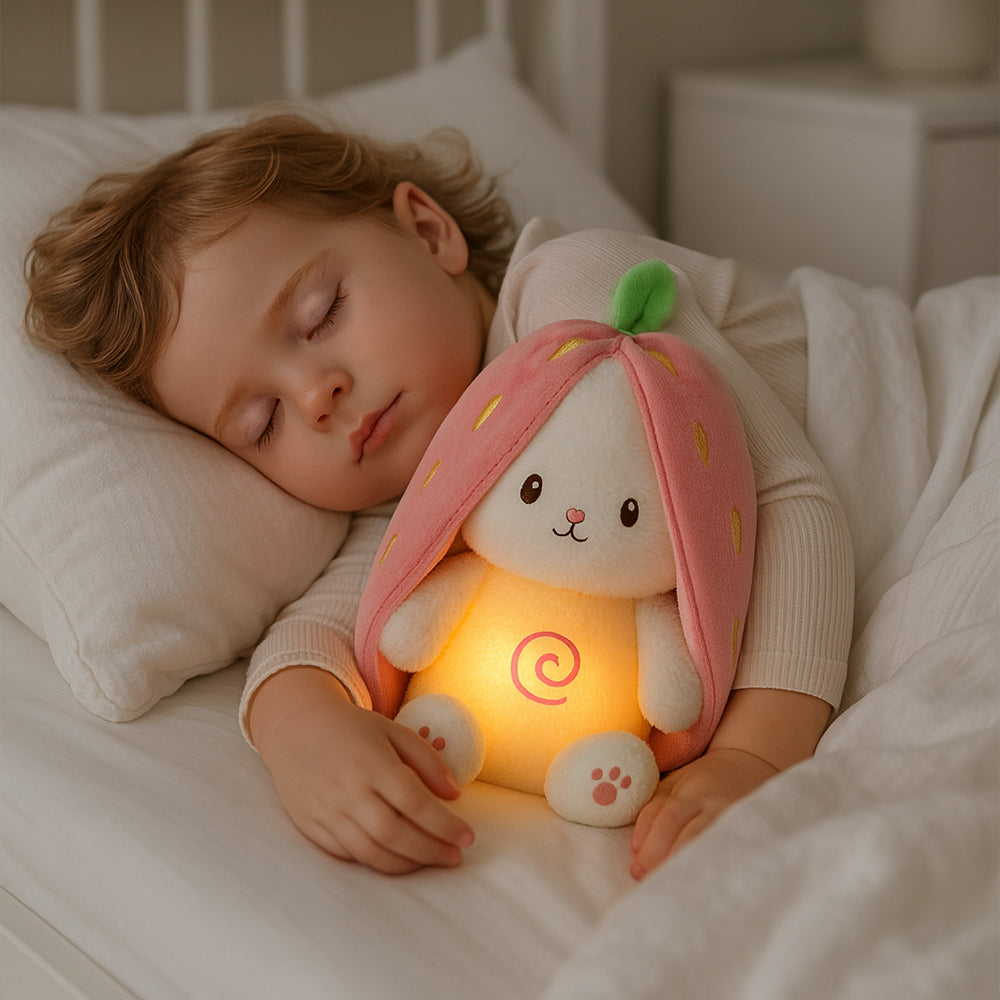 Bunny - Ademende aardbeienbeer