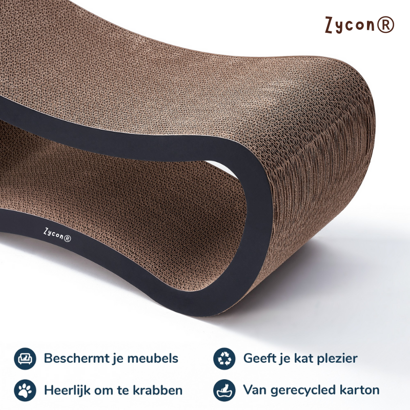 Zycon® | Luxe krabbank Max L – Krabplank en krabmeubel donker