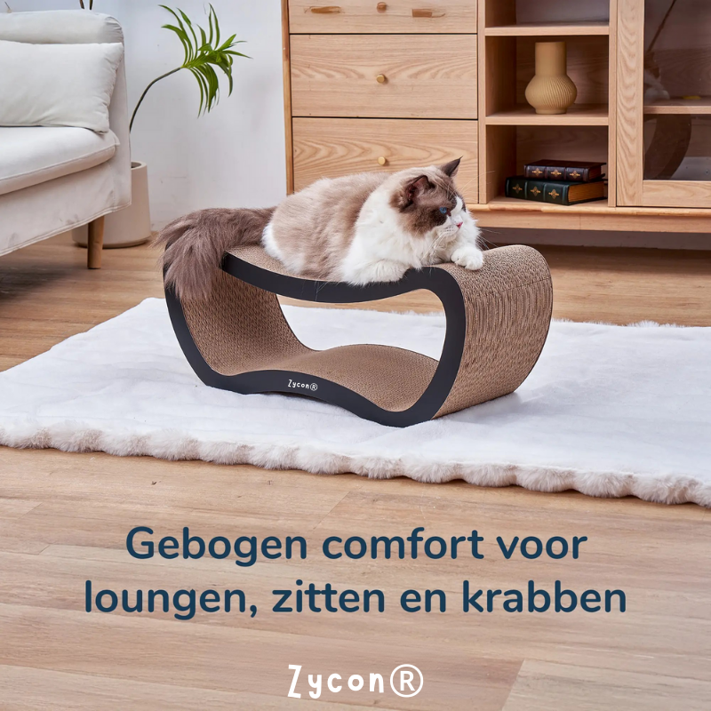 Zycon® | Luxe krabbank Max L – Krabplank en krabmeubel donker