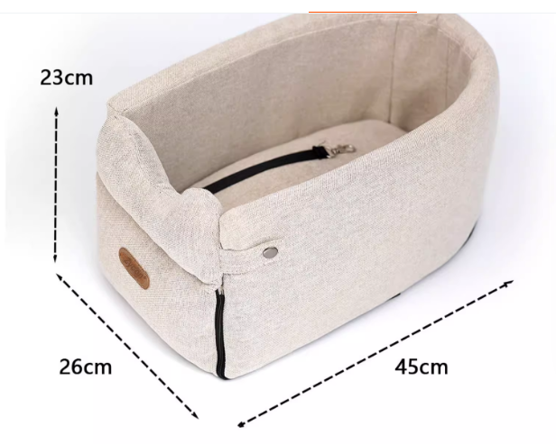 Teckel autoveiligheidsbed – Ultieme comfortabele zitplaats voor kleine honden tijdens het reizen