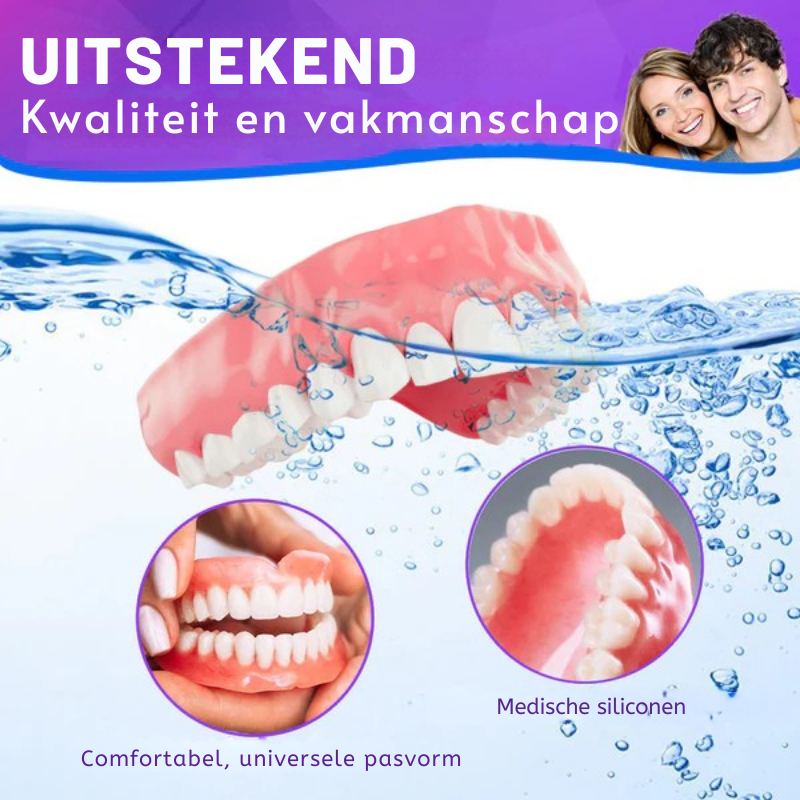 Zycon® Set van siliconen kunstgebitten