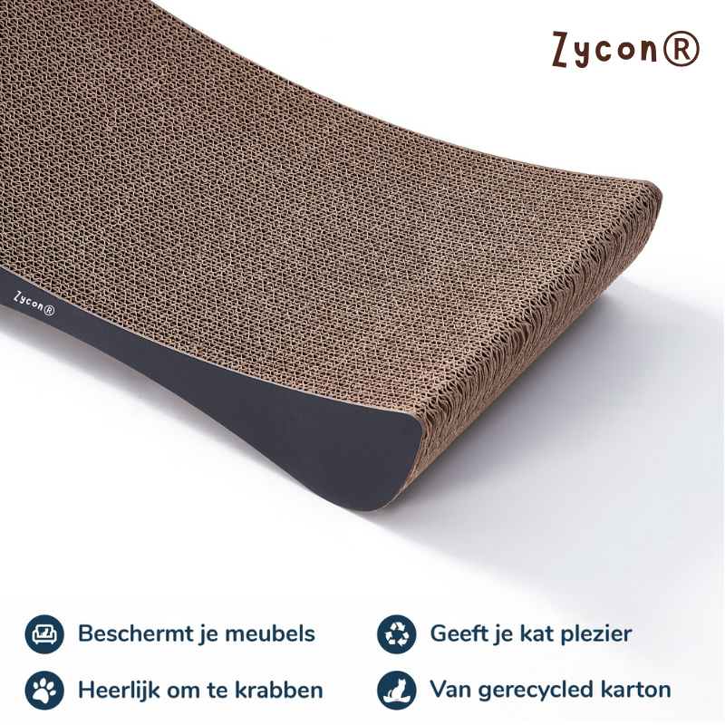 Zycon® Luxe krabbank Mia Small – Krabkarton en krabmeubels donker