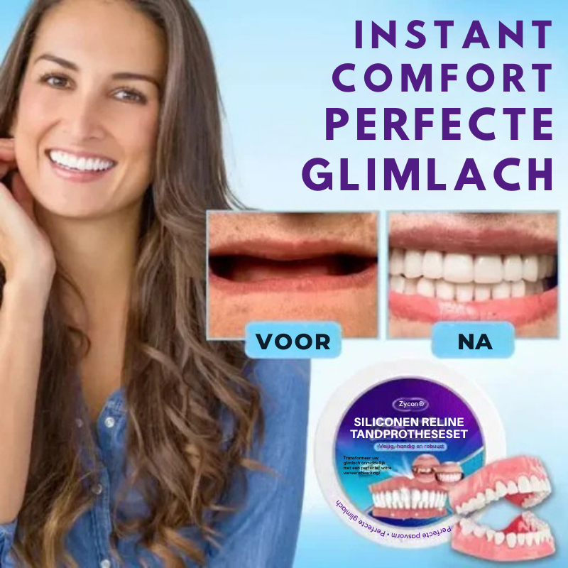 Zycon® Set van siliconen kunstgebitten