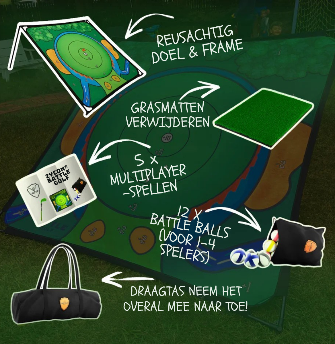 DE ORIGINELE ZYCON® BATTLE GOLF ARENA