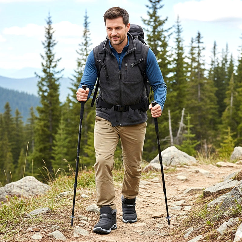 Antislip, warme wintersneakers om in te stappen