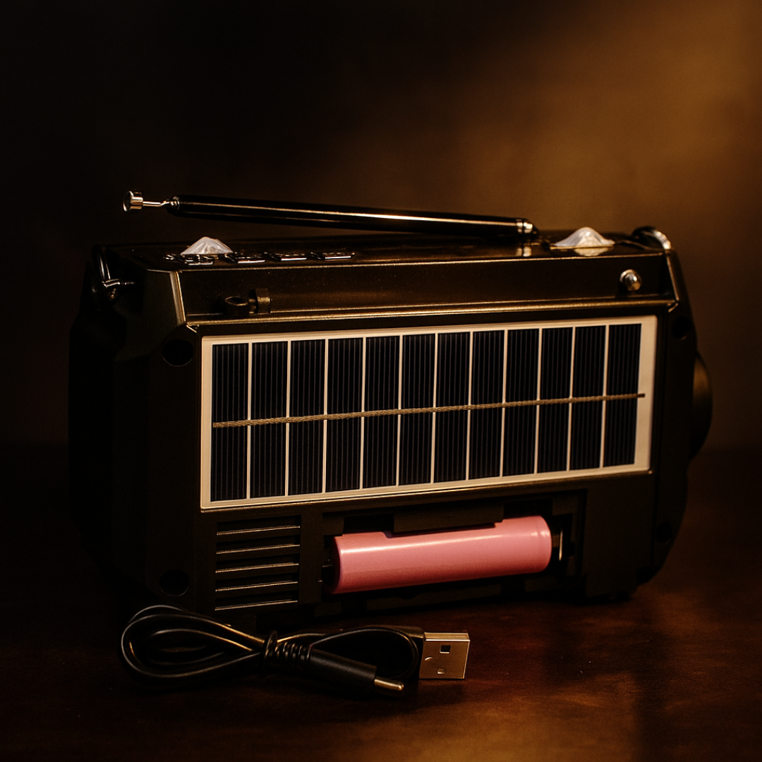 Altijd voorbereid met de Zycon® 3-in-1 Noodradio: opladen, radio en zaklamp in één