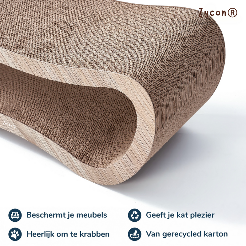 Zycon® | Luxe krabbank Max L – Krabpaal en krabmeubel van hout