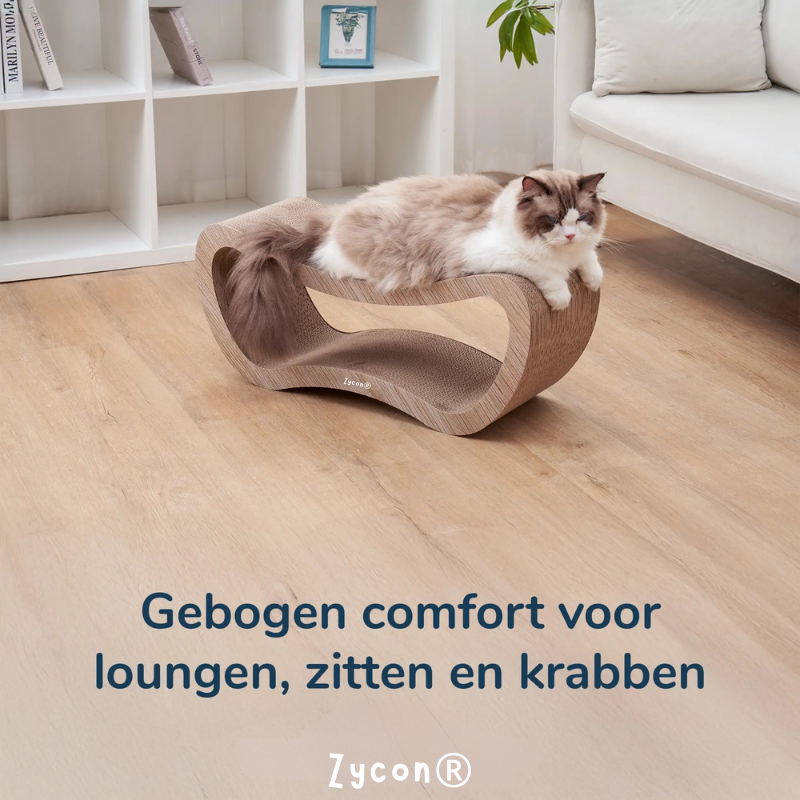 Zycon® | Luxe krabbank Max L – Krabpaal en krabmeubel van hout
