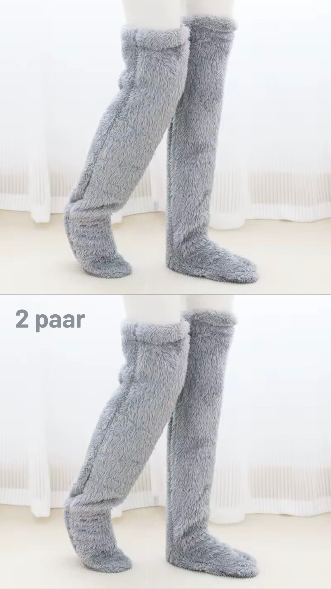 Pluizige pluche sokken🧦