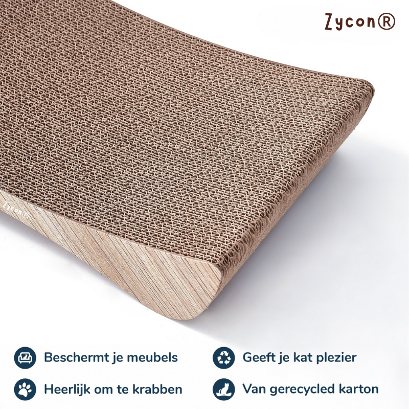 Zycon® | Luxe krabbank Mia Small – Krabkarton en krabmeubels hout