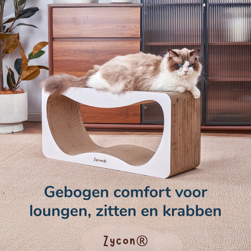 Zycon® | Luxe krabbank Luna XL – Krabkarton en krabmeubels Light