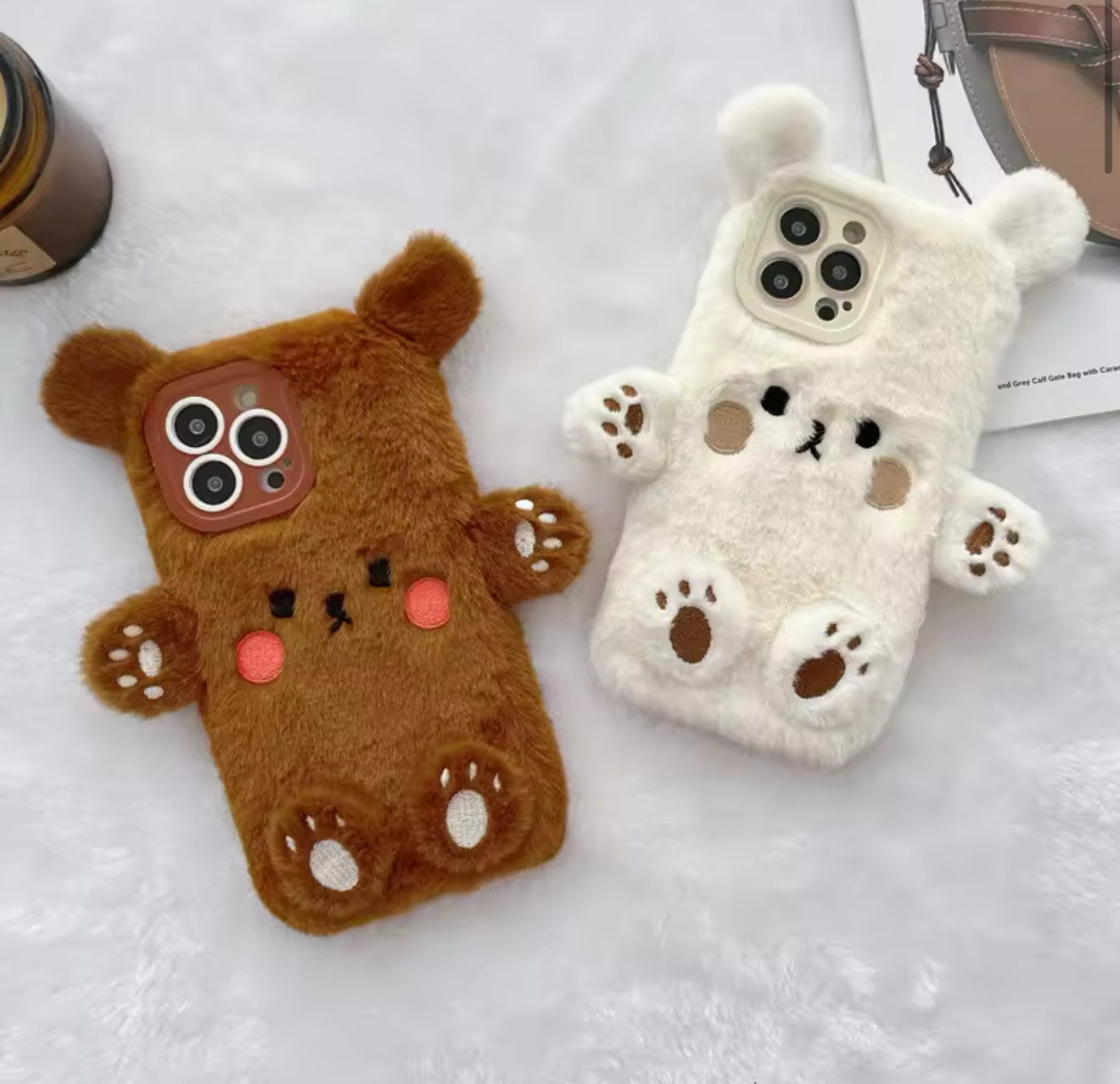 🐻‍❄️ Pluche telefoonhoesje 🧸