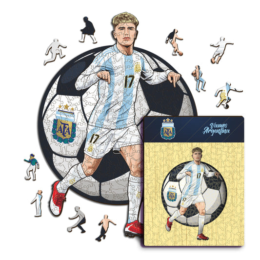 Alejandro Garnacho - Houten puzzel