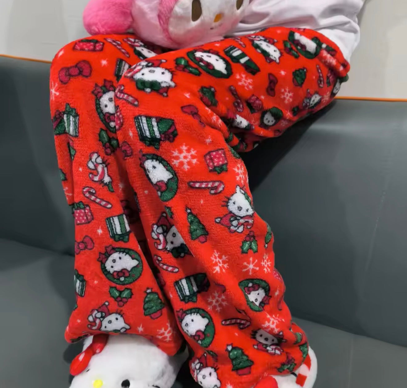 Schattige teddy pyjamabroek 🧸