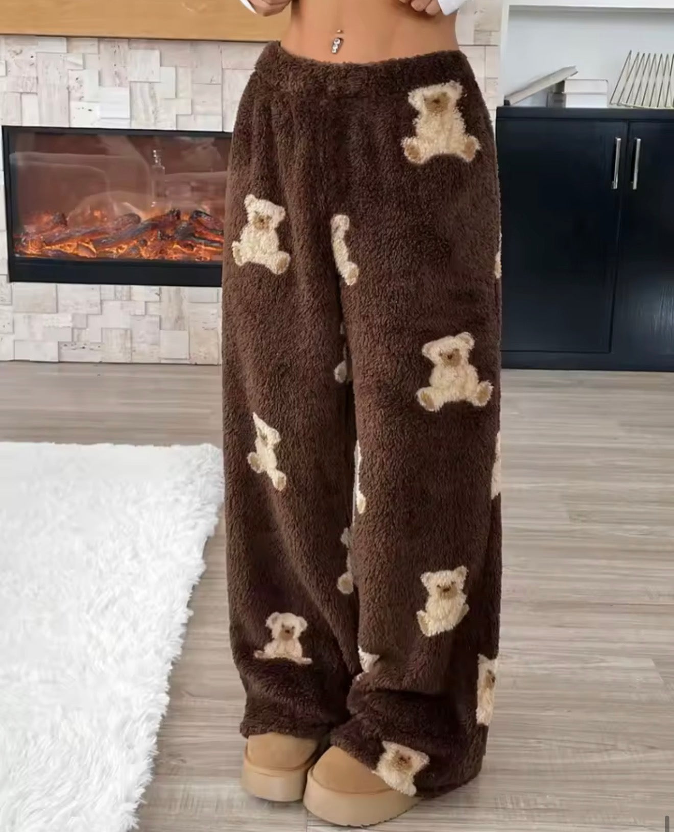 Schattige teddy pyjamabroek 🧸