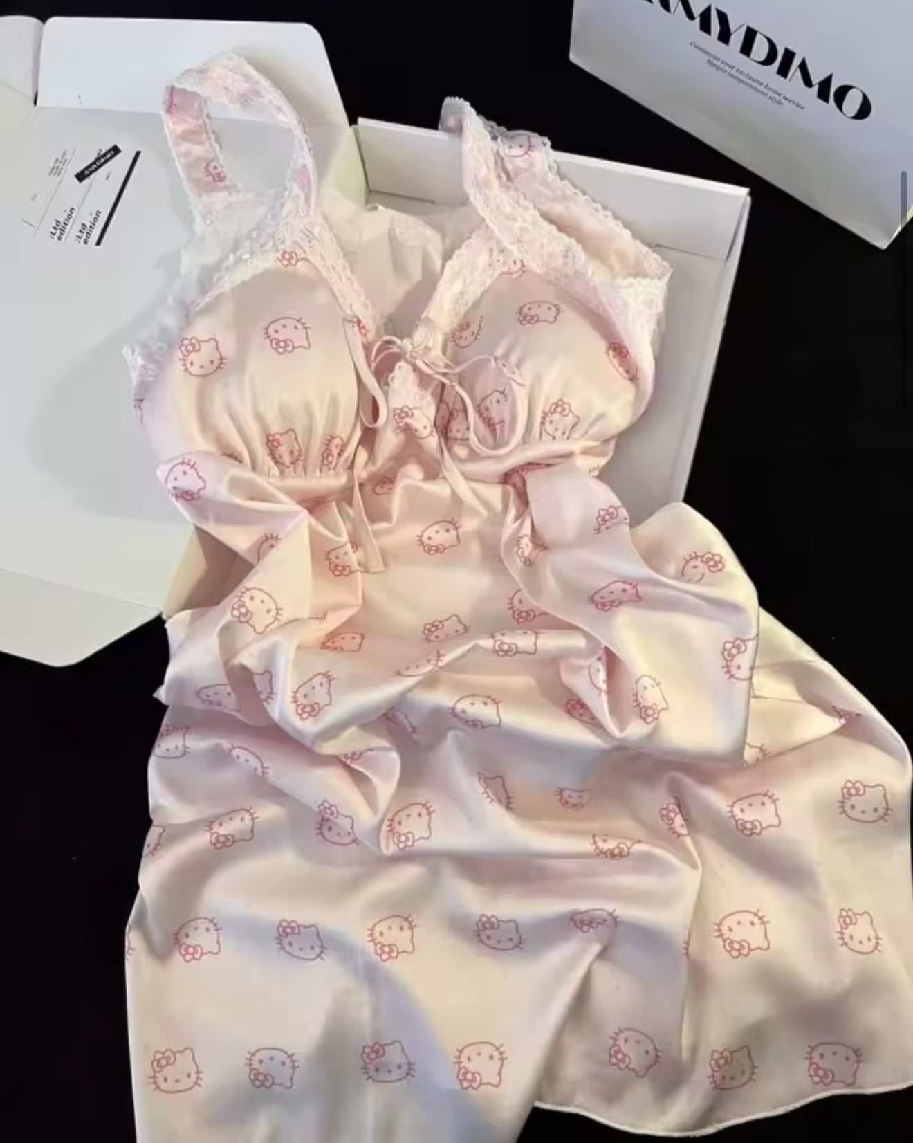 😻Hello Kitty roze slaapjurk