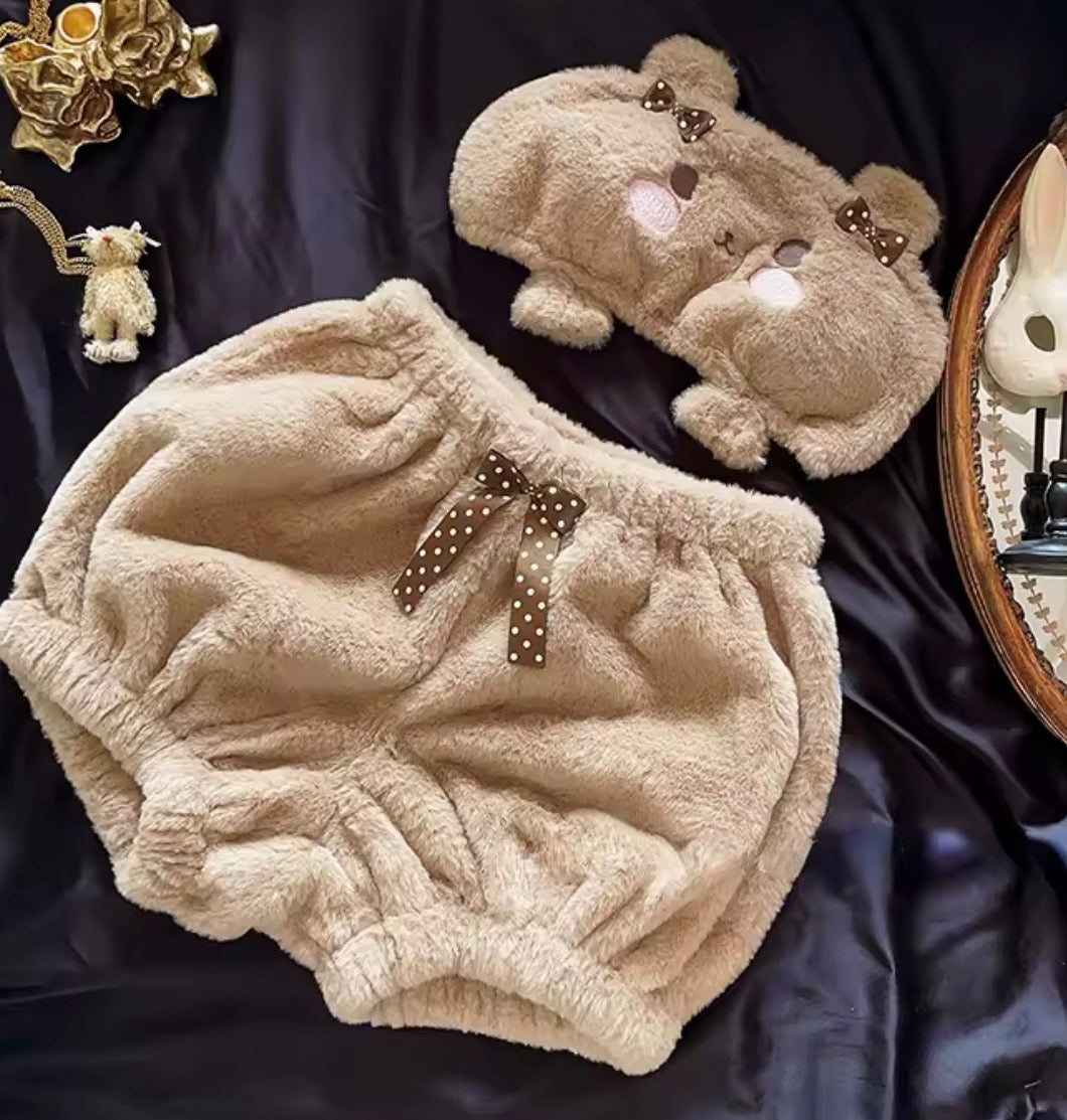 Pluche schattige teddy pyjama🐻
