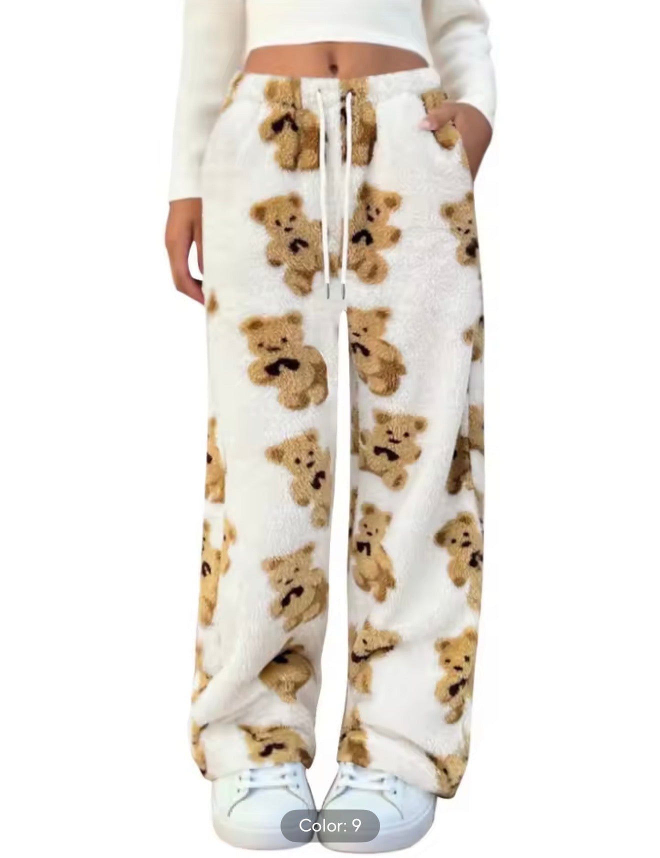 Schattige teddy pyjamabroek 🧸