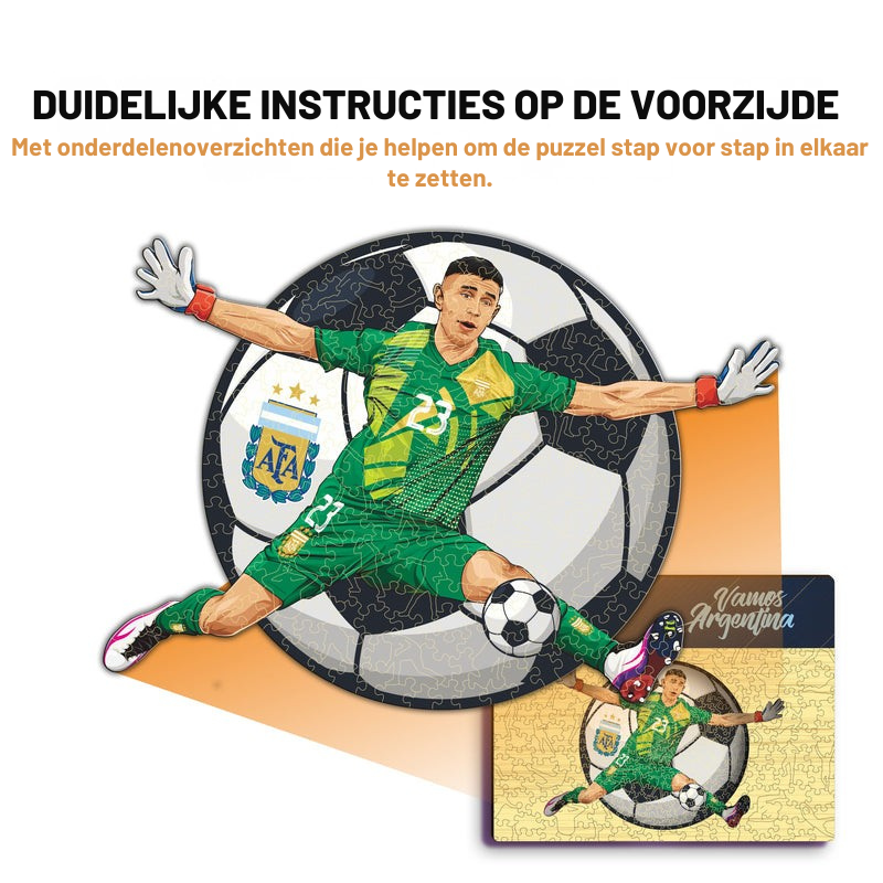 Dibu Martinez - Houten puzzel