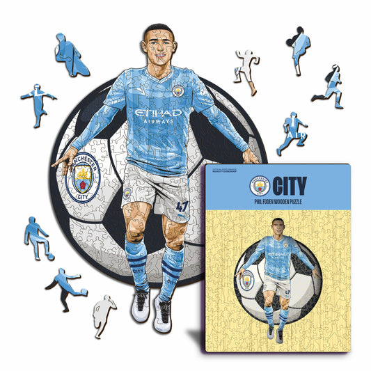 Phil Foden - Houten puzzel