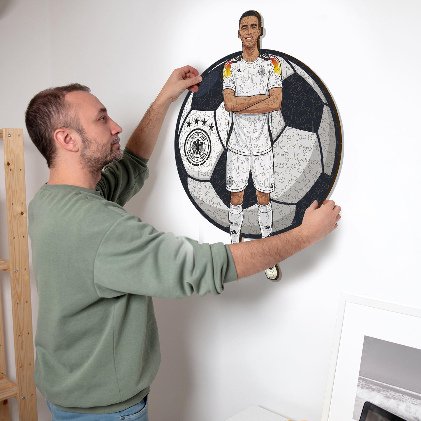 Jamal Musiala - Houten puzzel