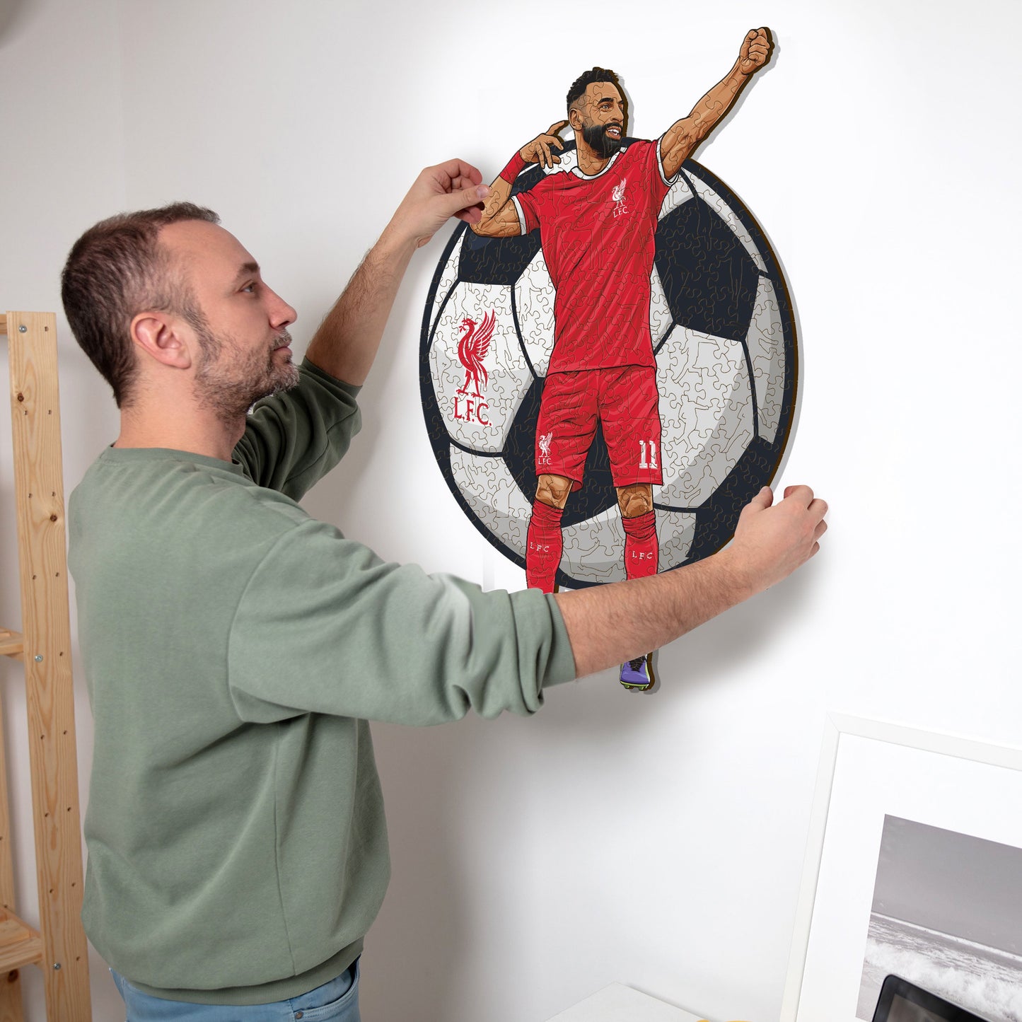 Mohamed Salah - Houten puzzel