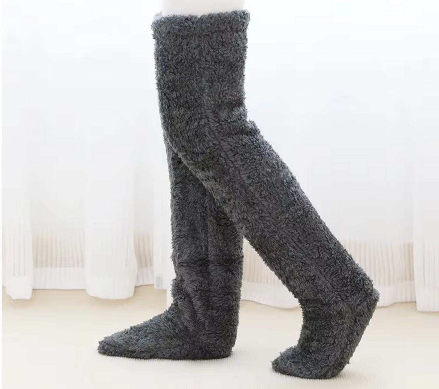 Pluizige pluche sokken🧦