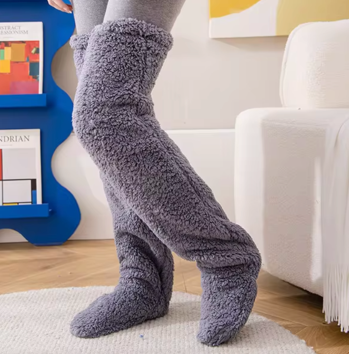 Pluizige pluche sokken🧦